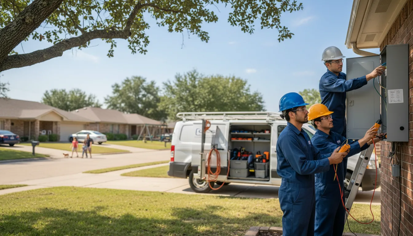 Certified electrician providing emergency electrical services in Owasso, OK